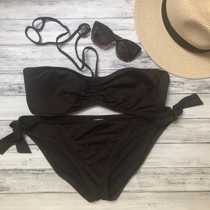 Mossimo Supply Co. Swimsuit Bikini Brown